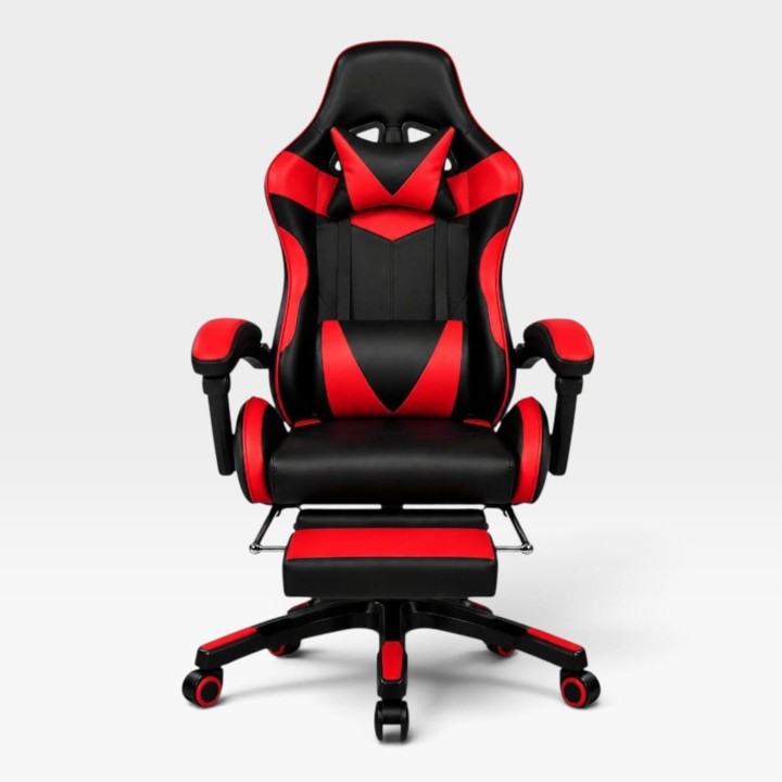 ASS Sedia Gaming Reclinabile Nero Rosso