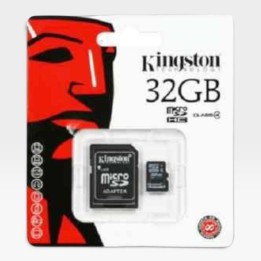KINGSTON Micro SD Con Adattatore Per PC 32GB SDCS/32GB