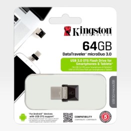 KINGSTON PenDrive USB+MicroUSB 64GB DTDUO3/64GB